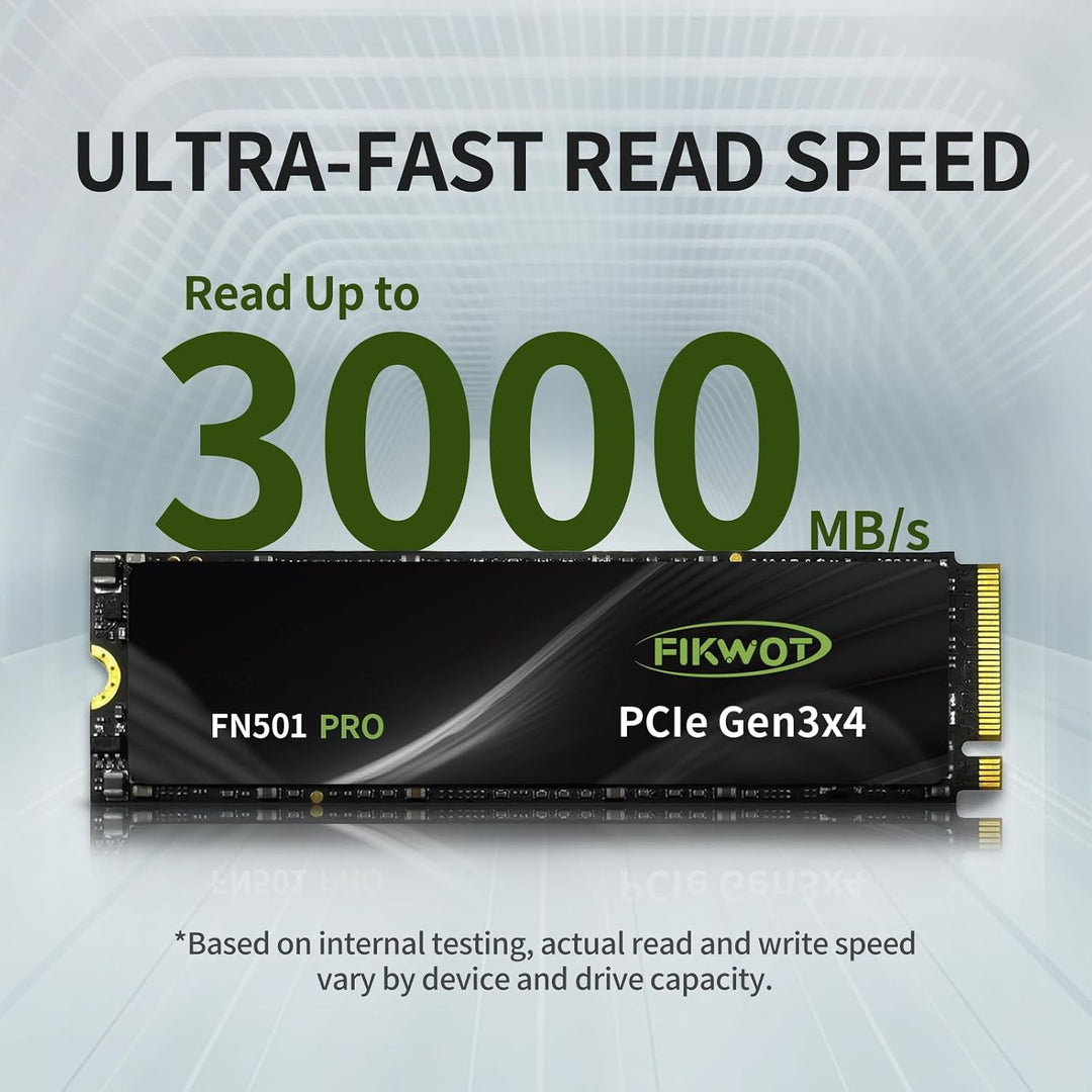 Fikwot FN501 Pro 256GB NVMe SSD - M.2 2280 PCIe Gen3 x4 Unidad de E...