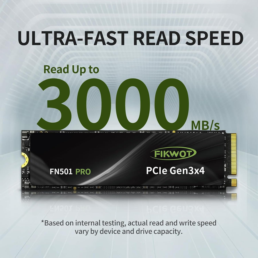 Fikwot FN501 Pro 256GB NVMe SSD - M.2 2280 PCIe Gen3 x4 Unidad de E...