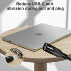 Cable USB C a Ethernet de 6 pies, cable magnético USB tipo C a RJ45