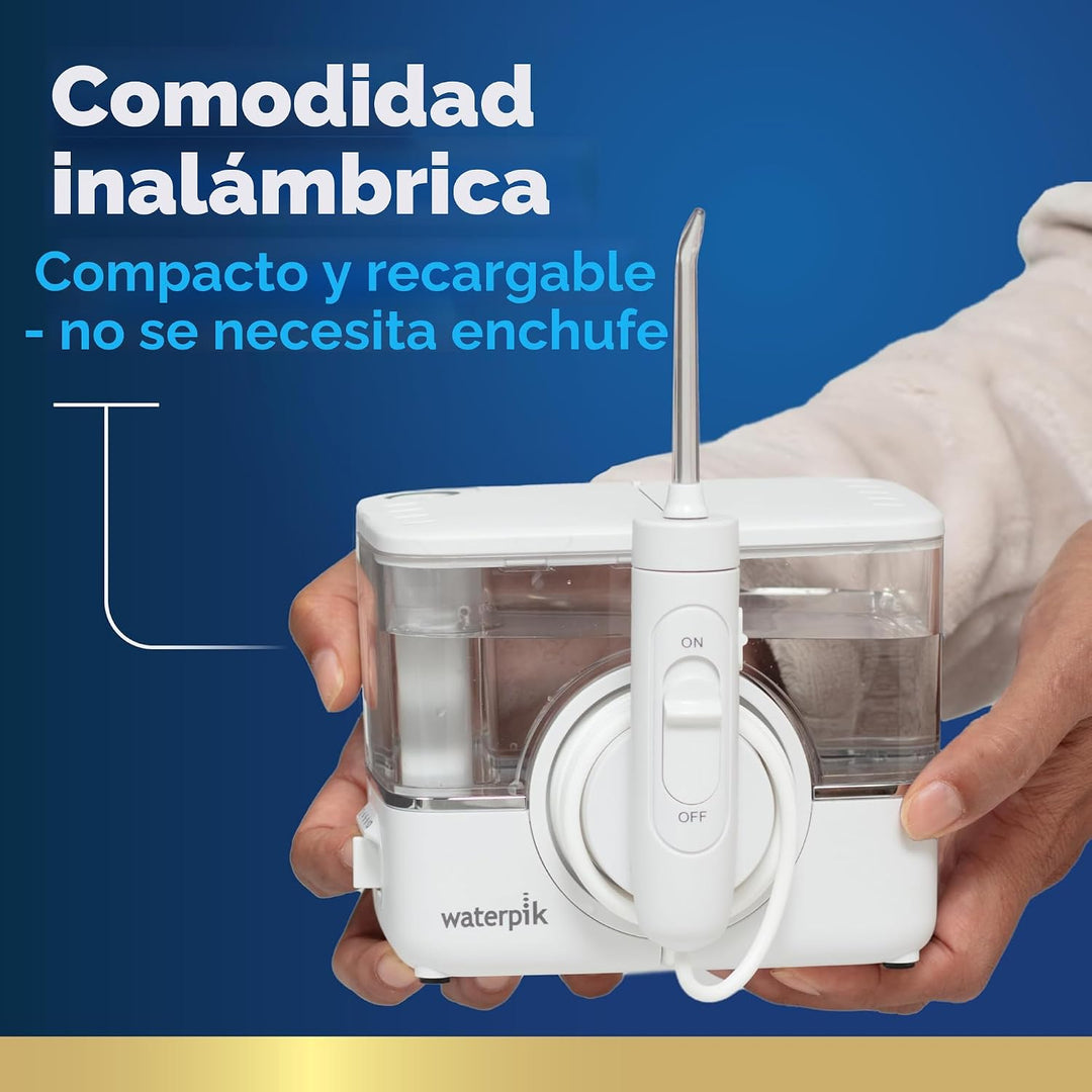 Waterpik ION - Irrigador dental profesional, recargable y portátil...