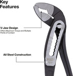 Klein Tools D5053KIT Classic Klaw - Juego de alicates para bomba (3 piezas)