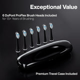 Aquasonic Black Series PRO - Cepillo de dientes eléctrico ultrablan...