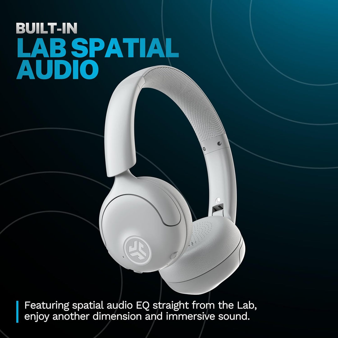 JLab Go Lux ANC - Auriculares inalámbricos, Cloud White, cancelació...