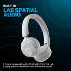 JLab Go Lux ANC - Auriculares con Bluetooth Multipunto, color blanco, Blanco nube