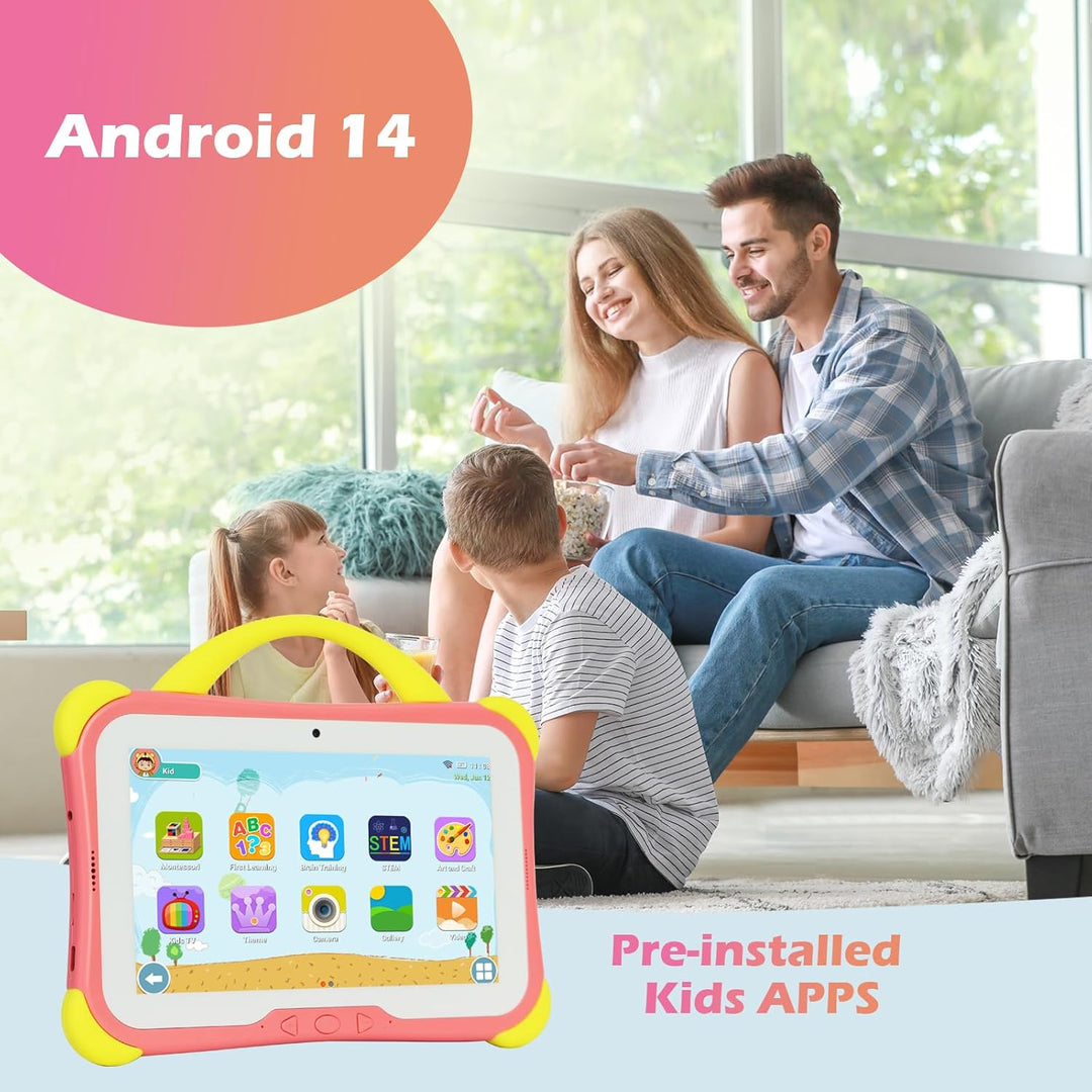 weelikeit Tableta infantil de 7 pulgadas para niños de 3 a 10, 8 GB...