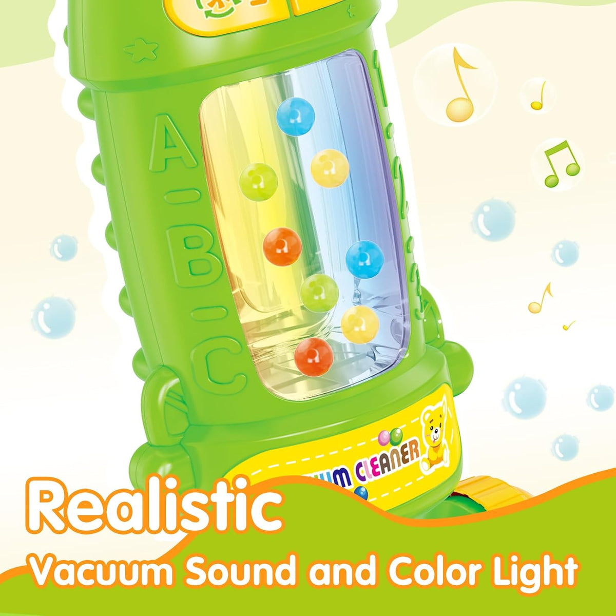 Juguete al vacío para niños mayores de 18 meses con luces y sonidos