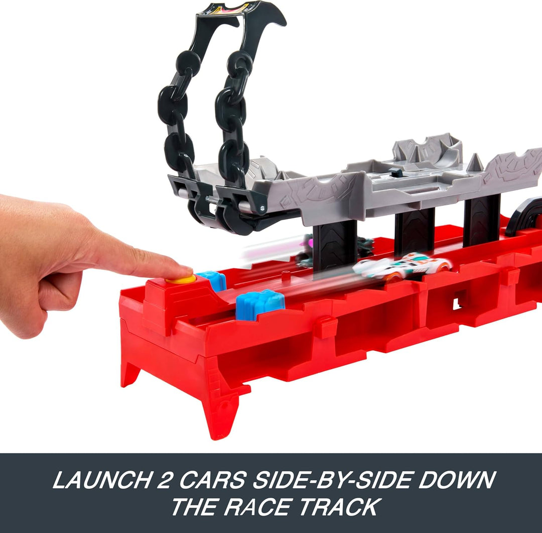 Hot Wheels City Toy Car Track Set Ultimate Dual Dragon