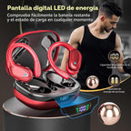HAOYUYAN Auriculares inalámbricos, auriculares Bluetooth deportivos...
