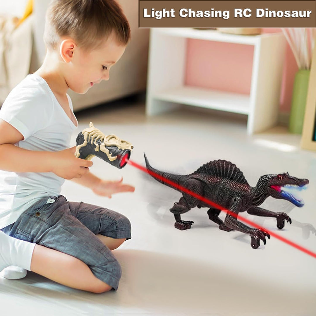 Juguetes de dinosaurio mejorados para niños de 3 a 7 años, Spinosau...