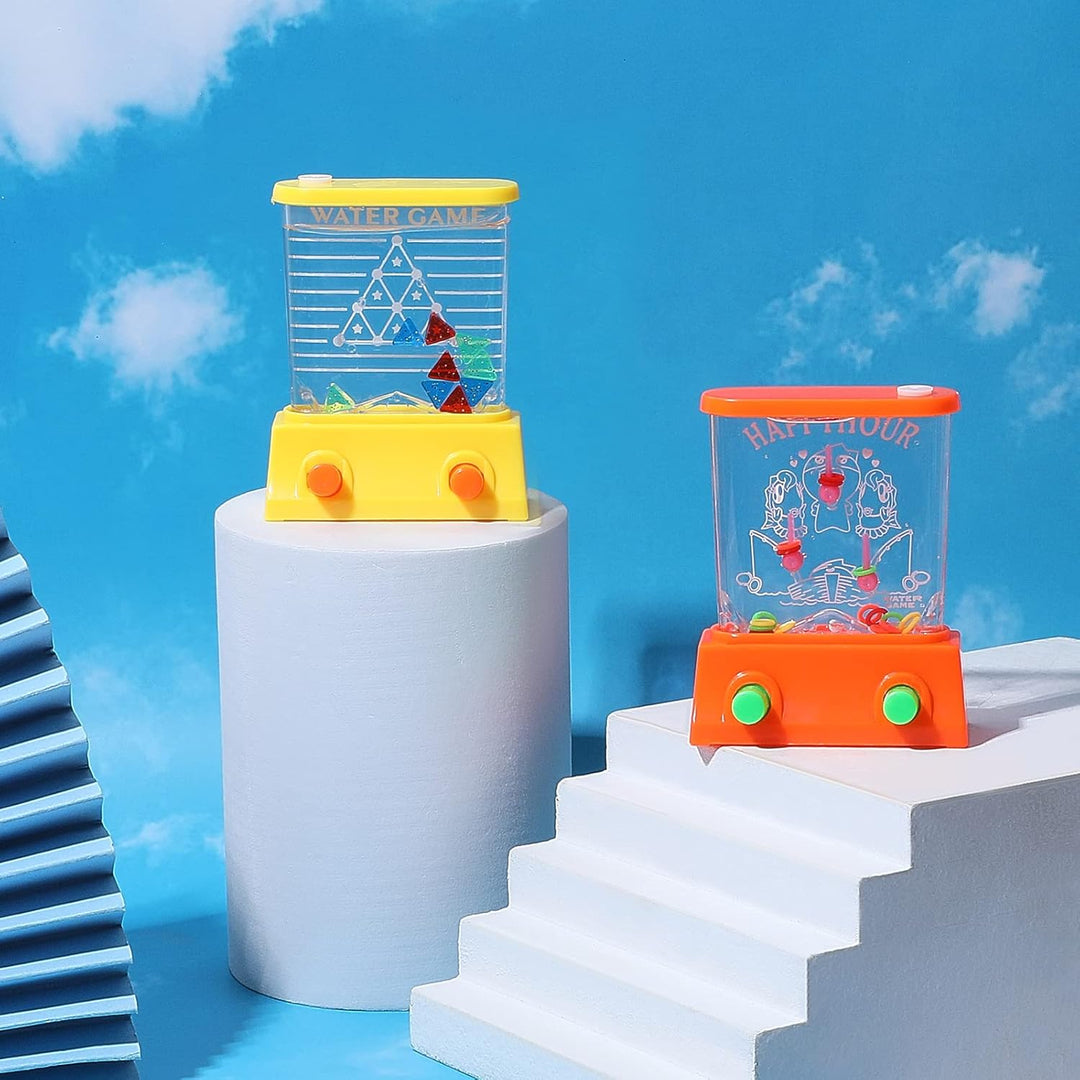 Zhanmai 16 piezas de juegos de agua de mano, mini arcada de peces d...
