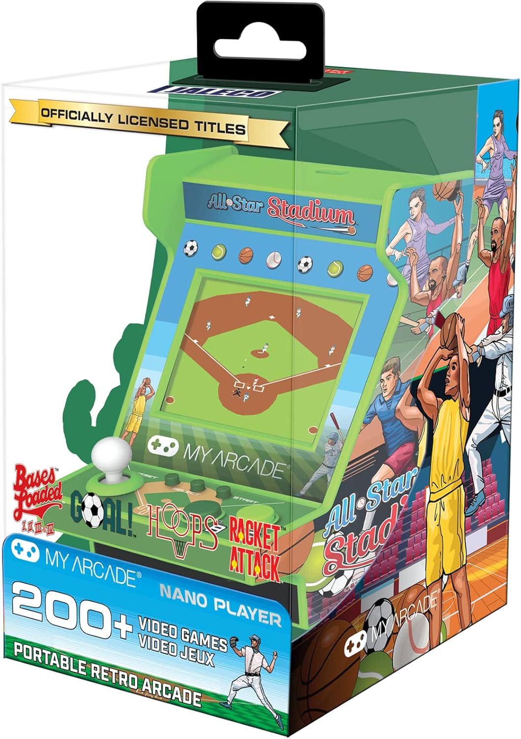 My Arcade All Star Stadium Nano Player- Portable Mini Arcade Machin...