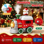 Dimoarch Juego de tren de juguetes navideños para niños y niñas de 1, 2 y 3