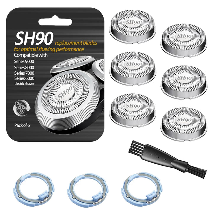 SUPERNB Cabezales de afeitado SH90 para cuchillas de afeitar eléctr...