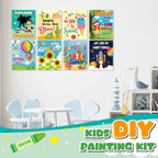 Ctosree - 12 lienzos predibujados para pintar niños de 8 x 10 pulgadas