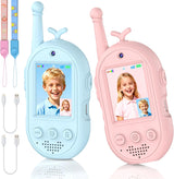 Walkie Talkies de video para niños paquete de 2 walkie