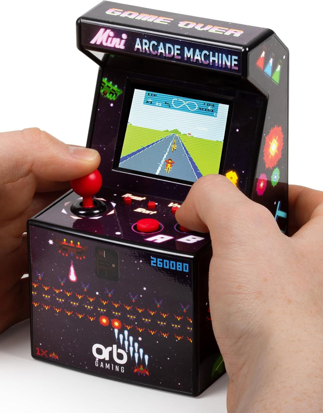 Juegos retro (versión US) de bolsillo ThumbsUp, mando de juego arcade