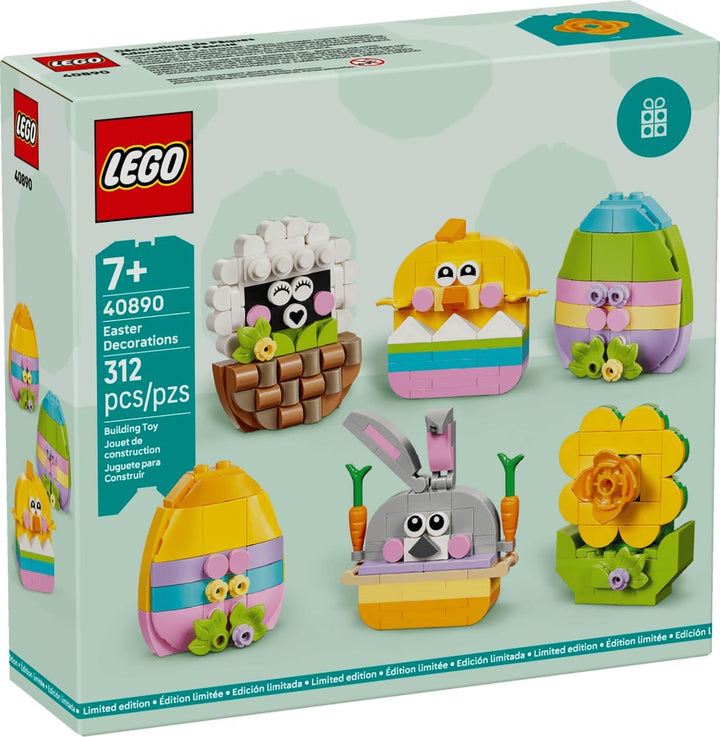 LEGO Decoraciones de Pascua - Juego de construcción de primavera de...