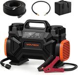 WOLFBOX Compresor de aire de 12 V, compresor de aire todoterreno de...