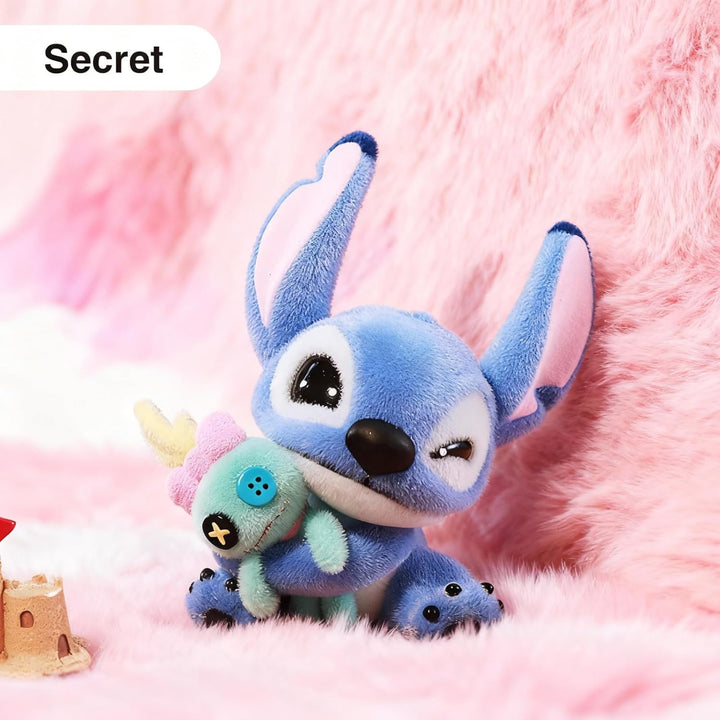 MINISO Disney Lilo &amp; Stitch - Figura de peluche flocada, caja s...