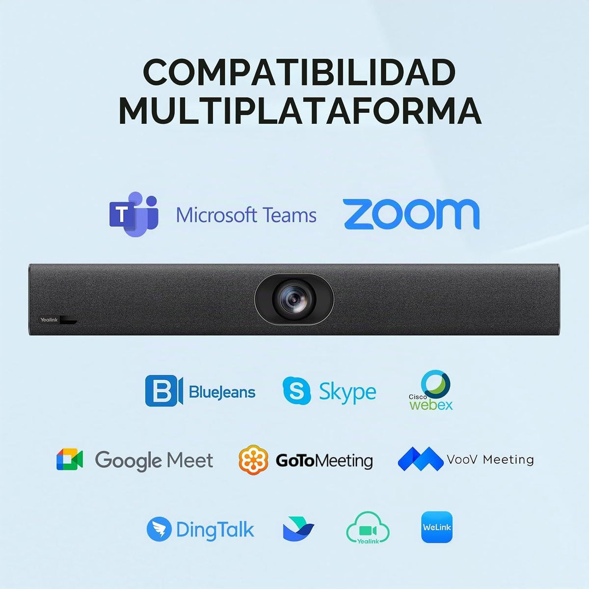 Yealink Cámara de videoconferencia de UVC40 E2 4K 30FPS USB, equipos Zoom
