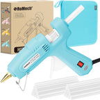 Pistola de pegamento caliente de tamaño completo ROMECH con alimentación dual de 60/100 W y 21 barras de pegamento caliente (7/16"), pistola de pegamento industrial de calentamiento rápido y