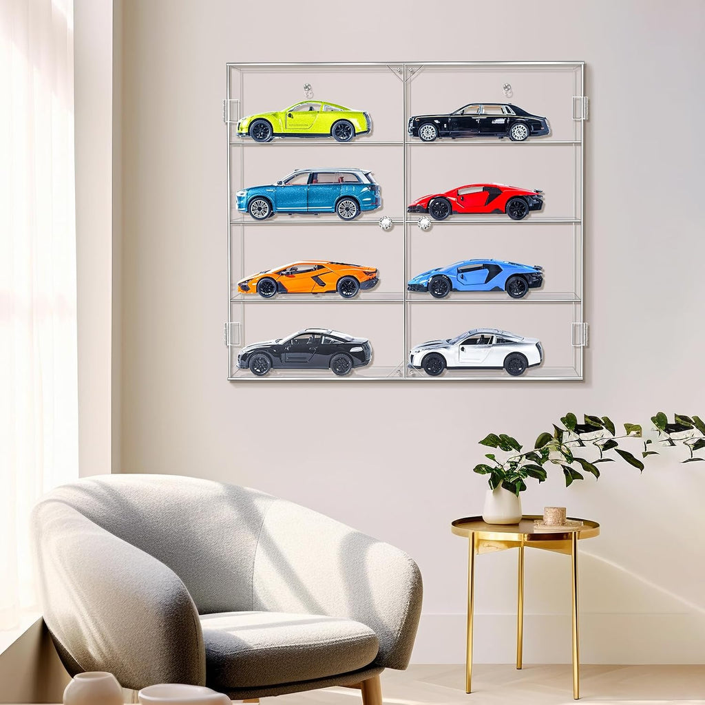 Acrylic Display Case para 1/24 Scale Diecast Storage