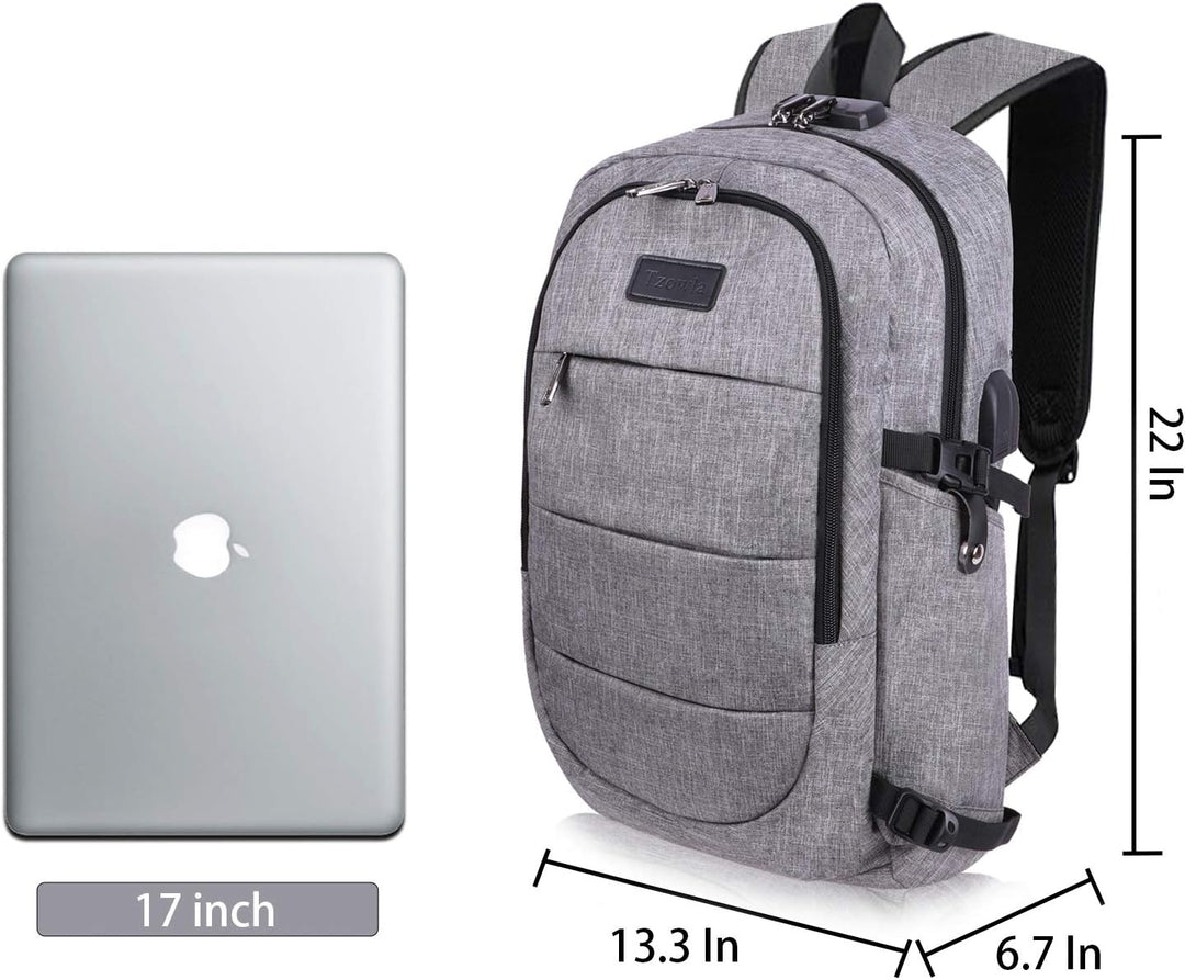 Mochila de Viaje para Laptop Resistente al Agua Bolsa Antirrobo con...