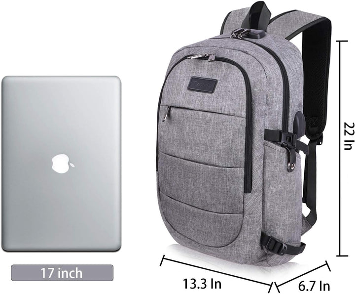 Mochila de Viaje para Laptop Resistente al Agua Bolsa Antirrobo con...