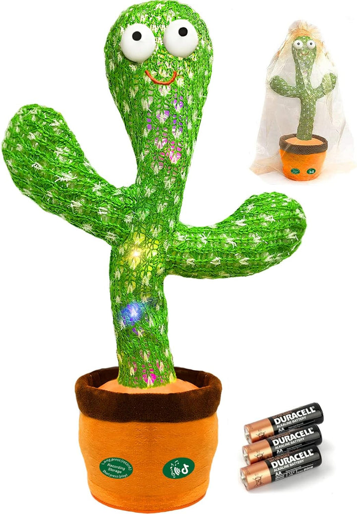 Hunfur Juguete de cactus parlante que baila de Navidad que imita la...