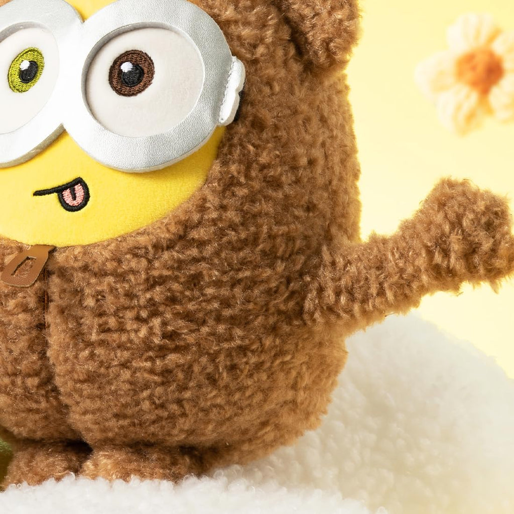 MINISO Juguete de Peluche de Minions Disfraz de Bob+Tim de 11"