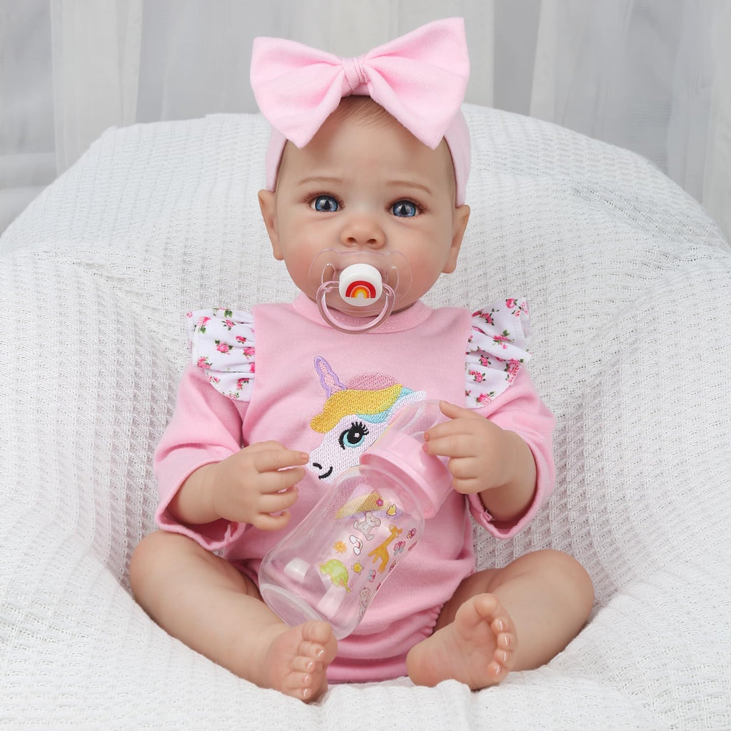 KSBD Reborn Baby Dolls - Muñeca realista de 20 pulgadas