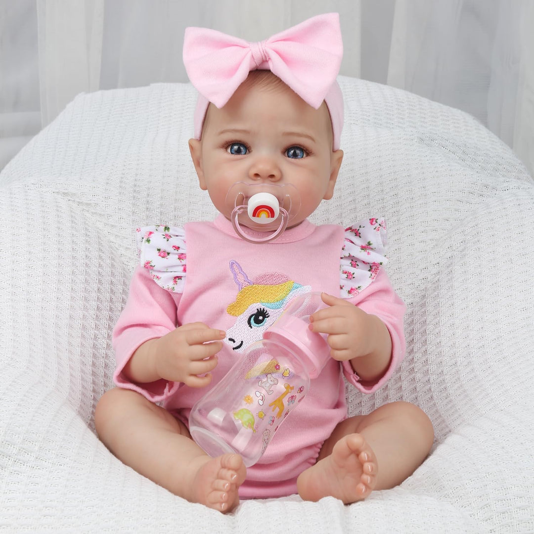 KSBD Reborn Baby Dolls - Muñeca realista de 20 pulgadas, muñeca de...