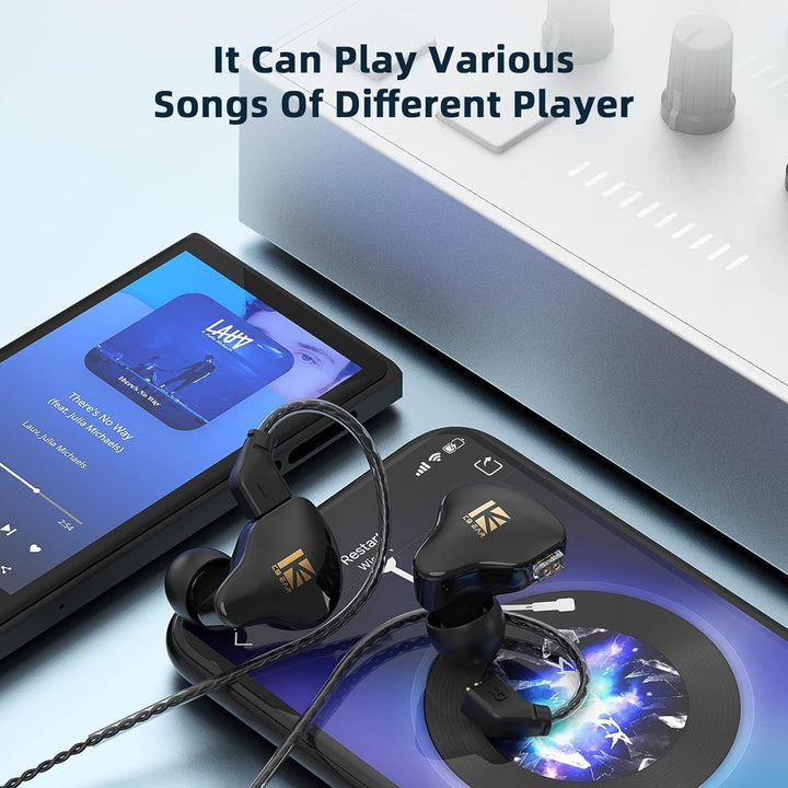 Auriculares KBEAR KS1 USB C con cable, auriculares con sonido crist...