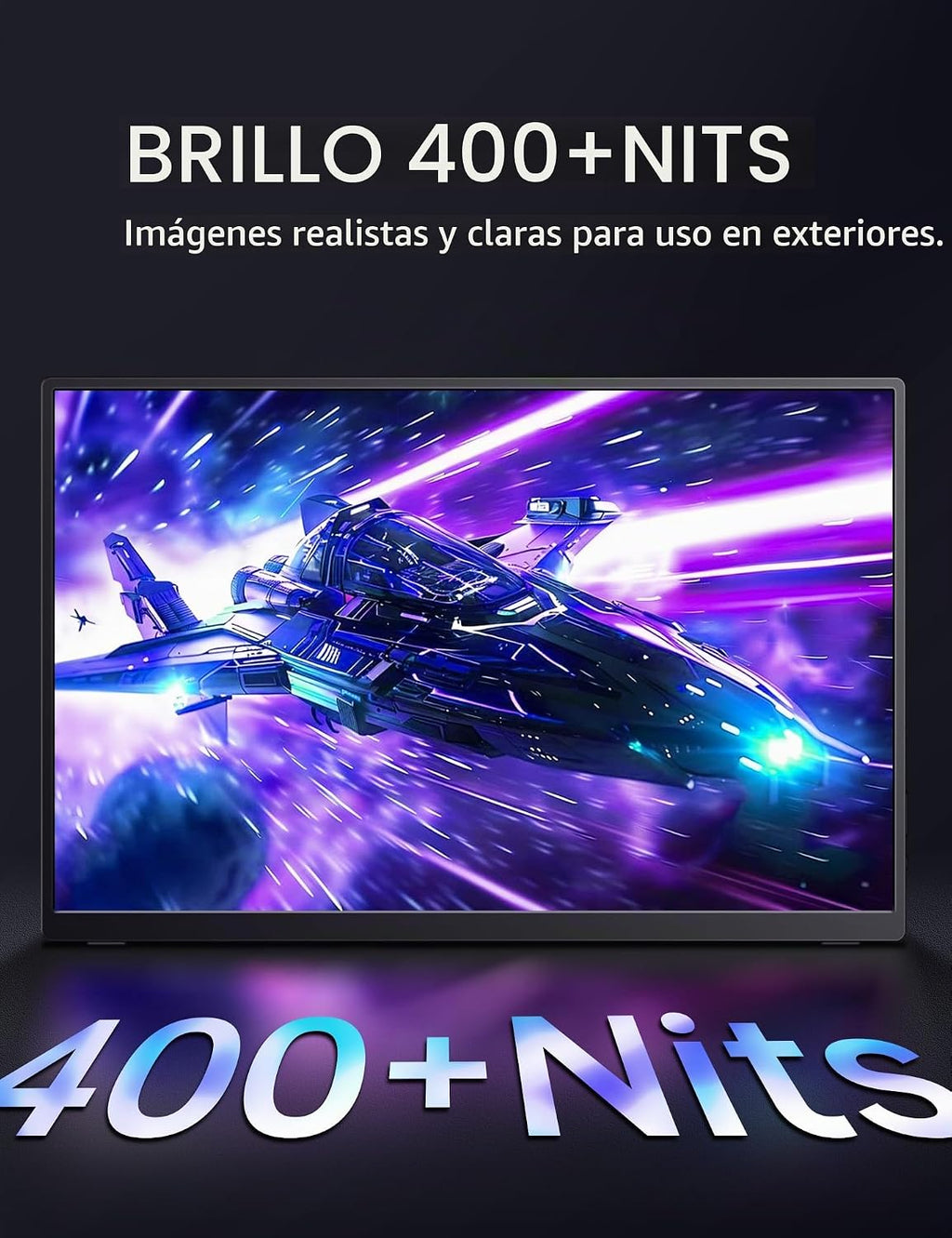 Monitor de viaje portátil 2K 144Hz 16" para PC portátil Switch Xbox PS5/4