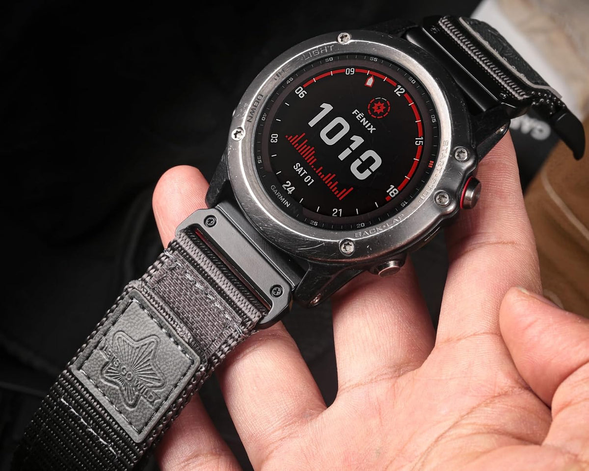 Correa de reloj QuickFit de nailon para Garmin Fenix, Epix, Instinct