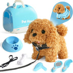 TONZE Robot de juguete para perros para niñas y niños de 3, 4, 5, 6 años, cachorro que camina y ladra