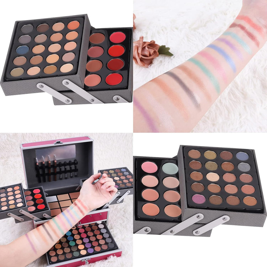 UNIFULL Kit de maquillaje todo en uno de 132 colores para mujeres y...