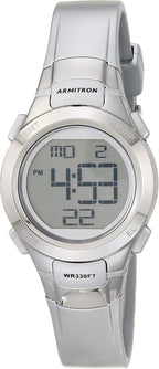 Armitron Sport 45/7012 - Reloj cronógrafo digital para mujer con correa de resina