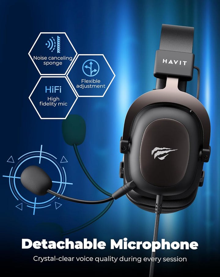 havit H2002d - Auriculares para juegos para PS4 PC 2087 in