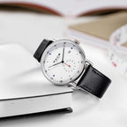 FEICE Relojes para hombres Mecanico Automático 5ATM Resistente al agua Acero inoxidable Relojes de lujo para uso casual, negocio y vestir FF019