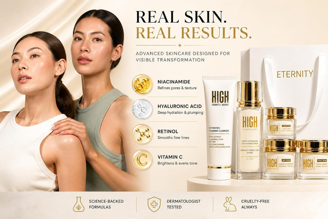 HIGH Cosmetic Agency ETERNITY - Juego de cuidado de la piel antienv...