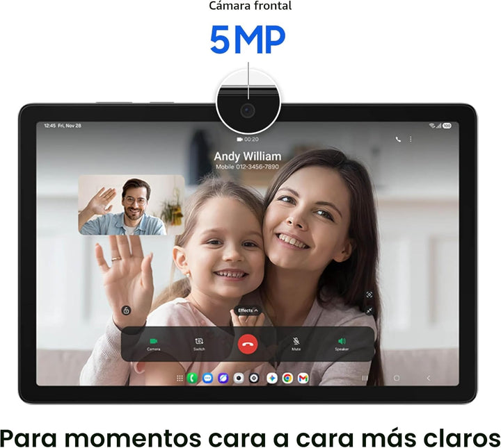 Samsung Galaxy Tab A11+ 6 GB de RAM, 128 GB de almacenamiento, rend...