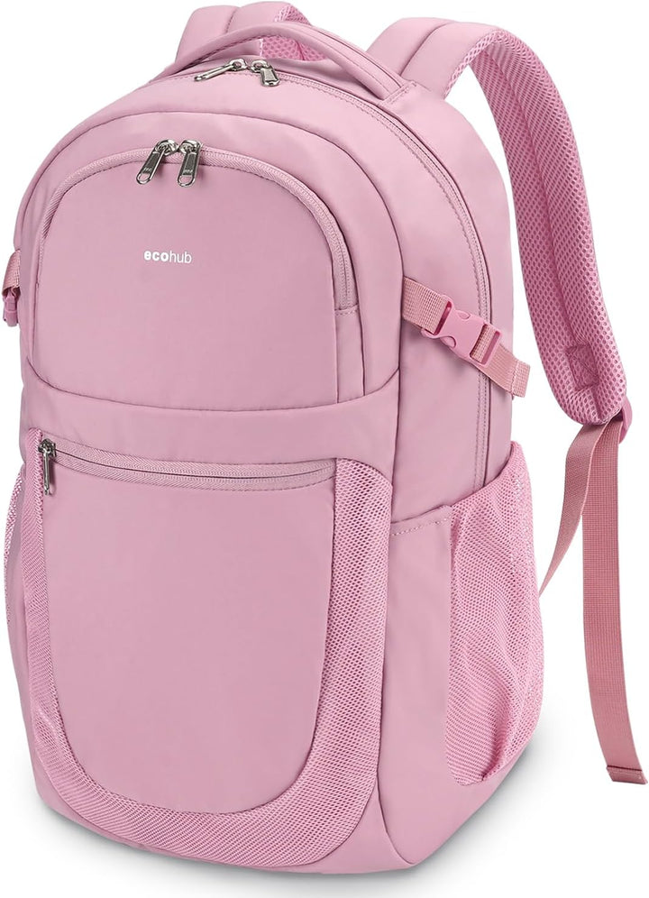 ECOHUB Mochila de viaje para mujeres, para laptop de 17.3 pulgadas,...