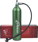 Ctrepower Tanque de aire para inflar neumáticos de bicicleta sin cá...