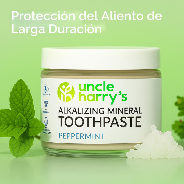 Uncle Harry's Pasta de dientes remineralizante de menta | Pasta...