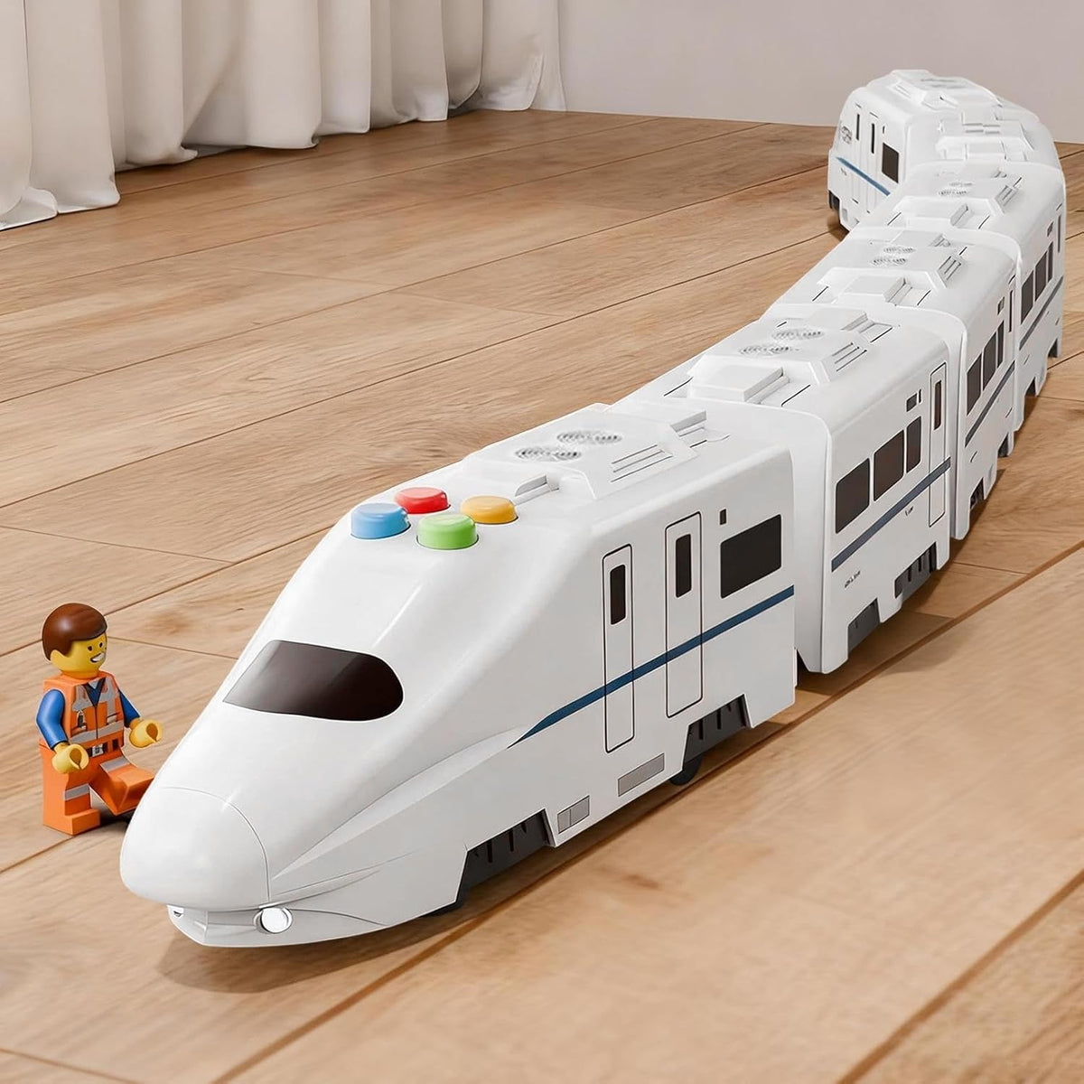 Tren eléctrico para niños juguetes educativos de