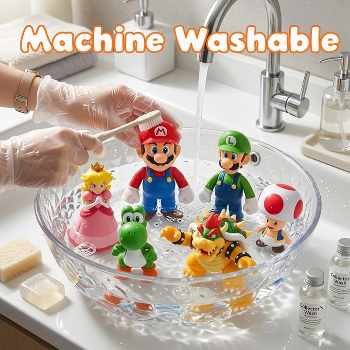 Mario - Juego de figuras de acción de 6 pulgadas, figuras de person...