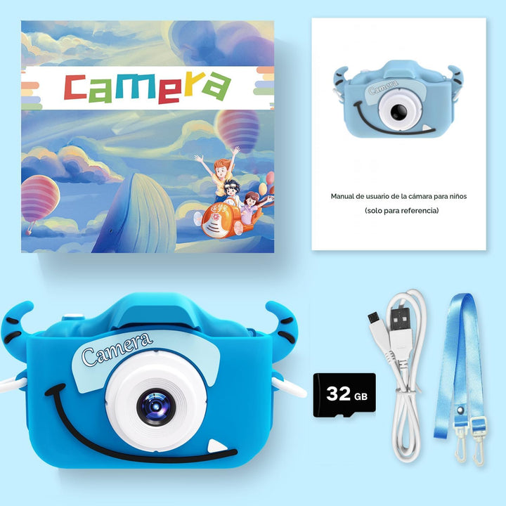 Goopow - Cámara digital para niños de 3 a 8 años, cámara de video c...