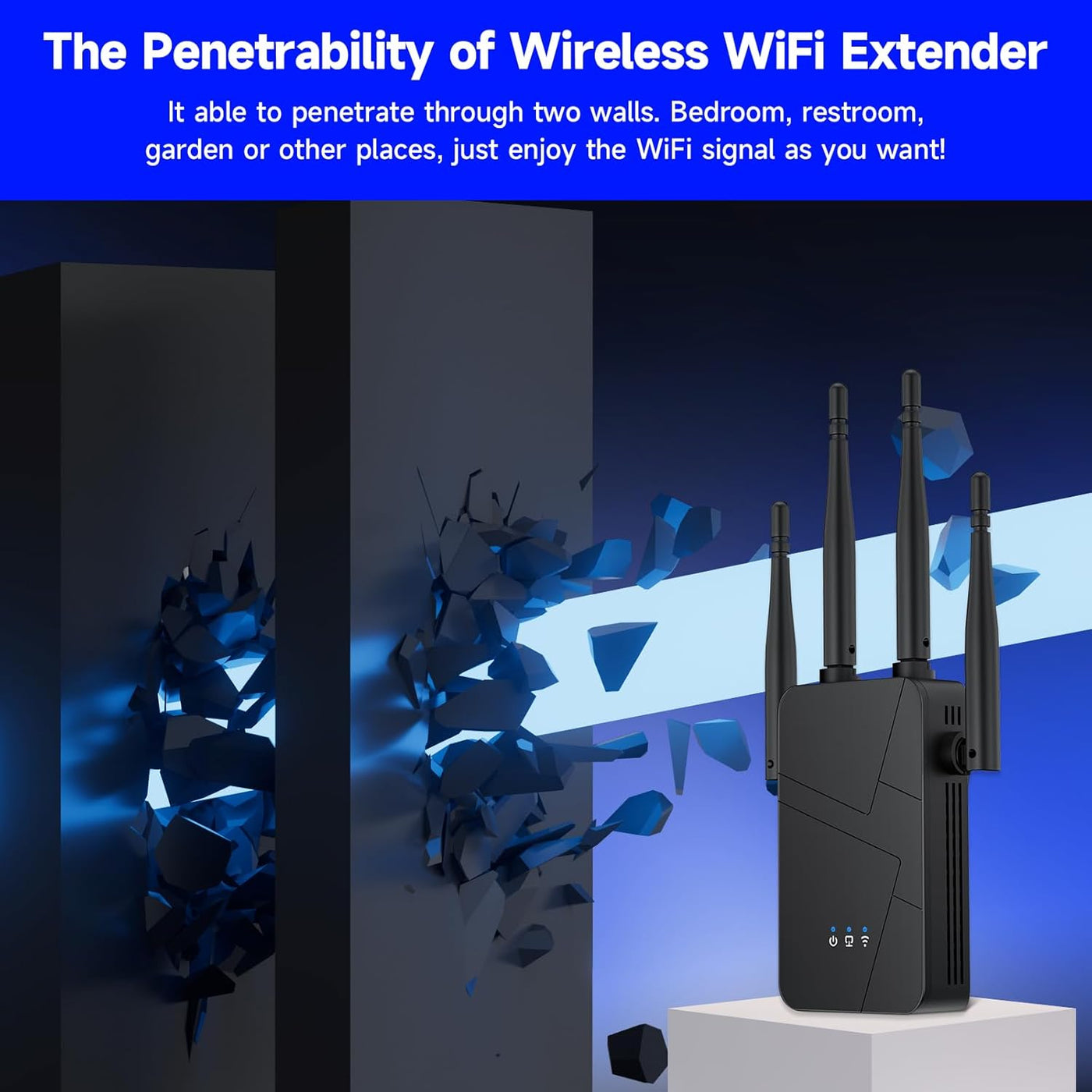 2026 WiFi Extender Signal Booster for Home, 15000sq.ft Wireless Int...