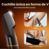 MAXGROOM - Afeitadora de vello corporal para hombre, afeitadora res...